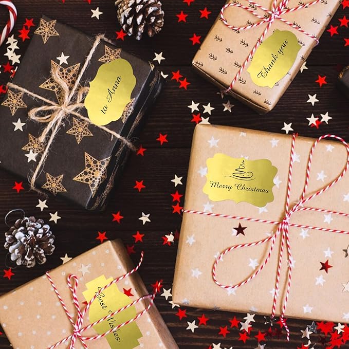 350 PCS Gift Tags Stickers Name Labels Stickers - Image 3