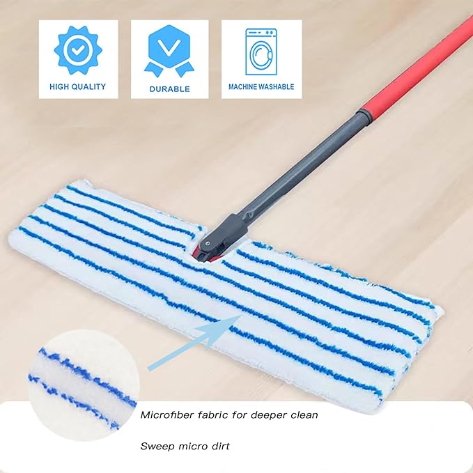 2 Pack Microfiber Mop Replacement Heads，Compatible - Image 5