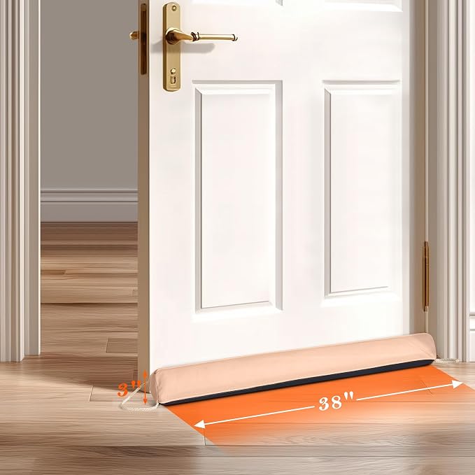 Sunolga 38" Door Draft Stopper Blocks Hot and Cold Air - Image 2