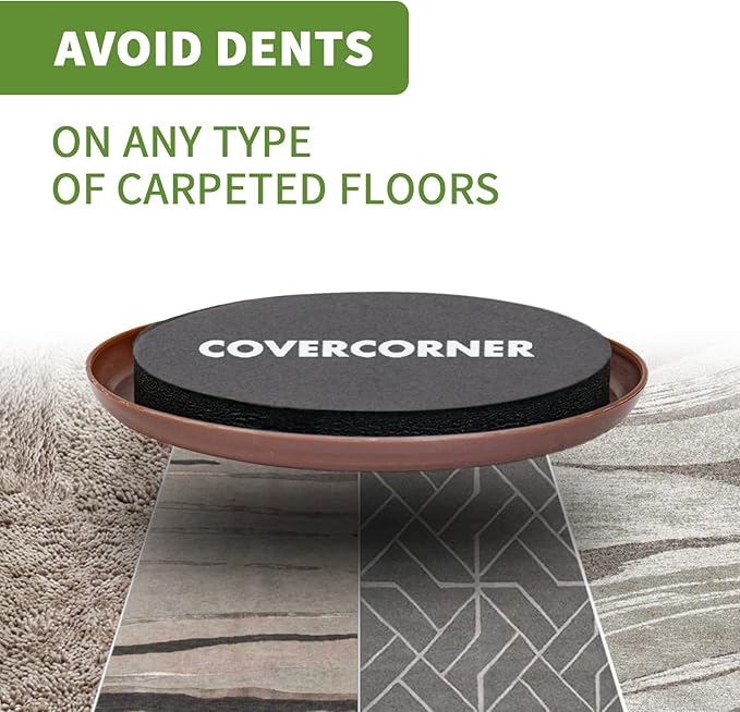 Furniture Sliders for Carpet 8 PCS - Image 7