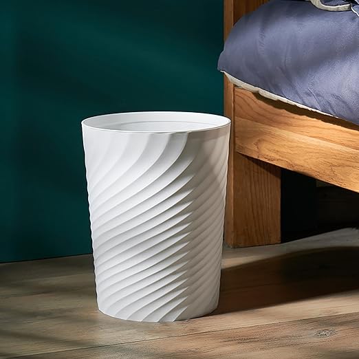 Small Bathroom Trash Can 1.8 Gallon Wastebasket Recycling Bin - Image 2