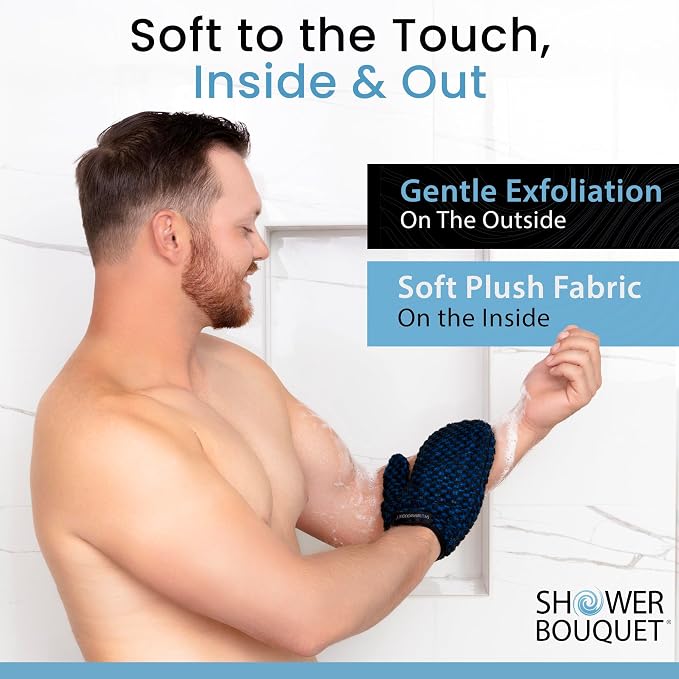 Japanese Exfoliating Mitt for Shower - Image 4