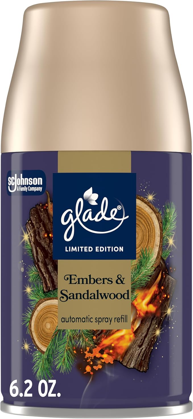 Glade Automatic Spray Refill, Embers & Sandalwood, Scented Air Freshener by Glade
