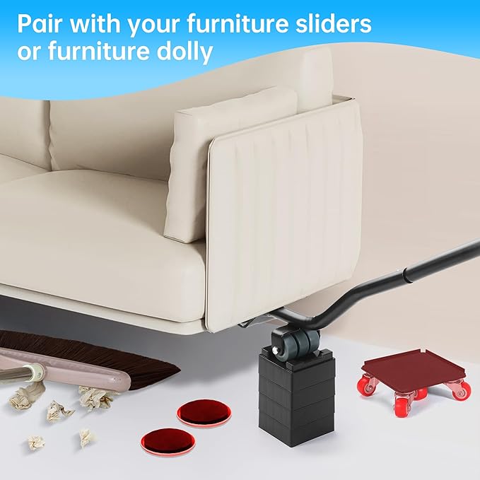 Furniture Lifter Tool, Appliance Lifter, Save 80% Effort, Lift Up to 800 Pounds - Image 8