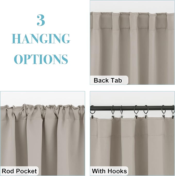 RYB HOME Small Window Curtains - Image 6