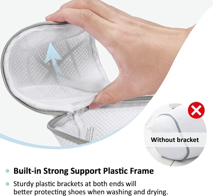 GOGOODA Shoe Washing Bags Mesh Laundry Wash Bag - Image 2