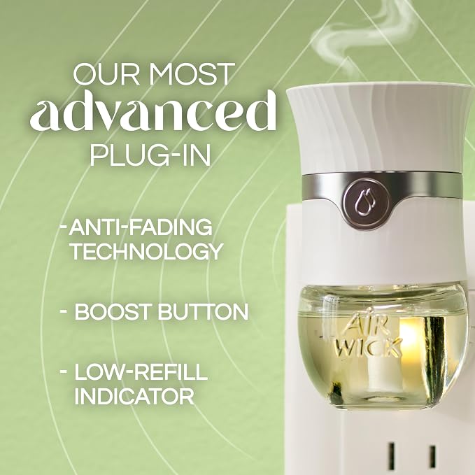 Air Wick Plug In Advanced Scented Oils Refills, Apple + Cinnamon, Fall - Image 4