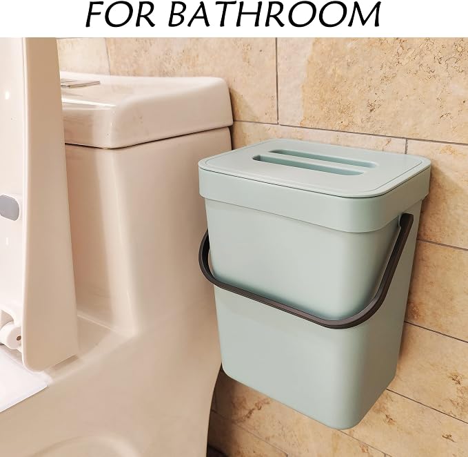 stonespace Compost Bin Indoor Kitchen Sealed, Mountable Compost Bucket - Image 6