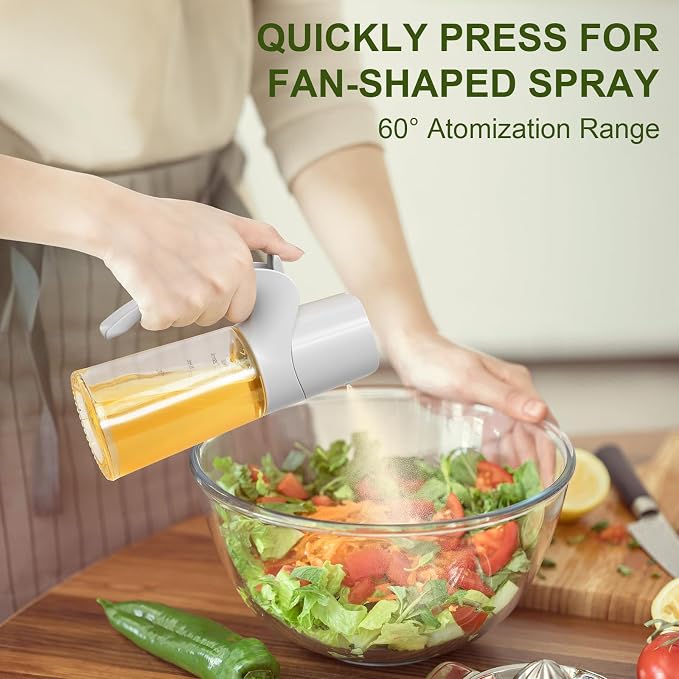 Ultrean Oil Sprayer for Cooking, 10oz/300ml Olive Oil Dispenser Bottle for - Image 2