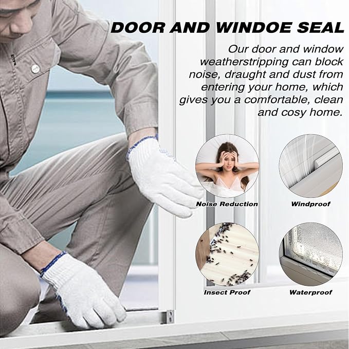 118" Wedge Weather Stripping Door Seal Strip - Image 7