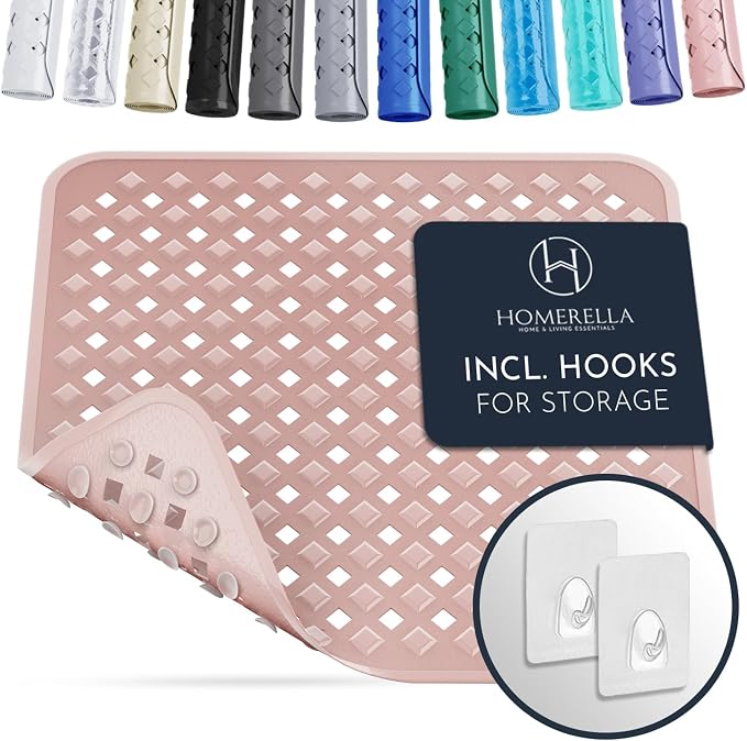 Homerella Anti Slip Shower Mat | Anti Mold Non Slip Bathtub Mat by Homerella