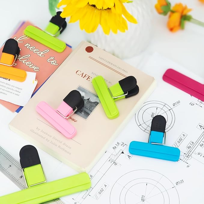 6 Pack Chip Bag Clips, Large Bags Clip - Image 7