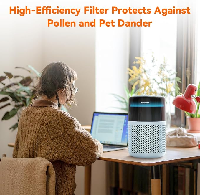 AIRROMI Air Purifier for Bedroom Home, HEPA Filter, Covers Upto 549 Ft² - Image 7