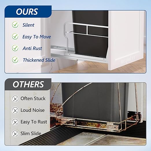 Insputer Pull Out Trash Can Under Cabinet - Image 7
