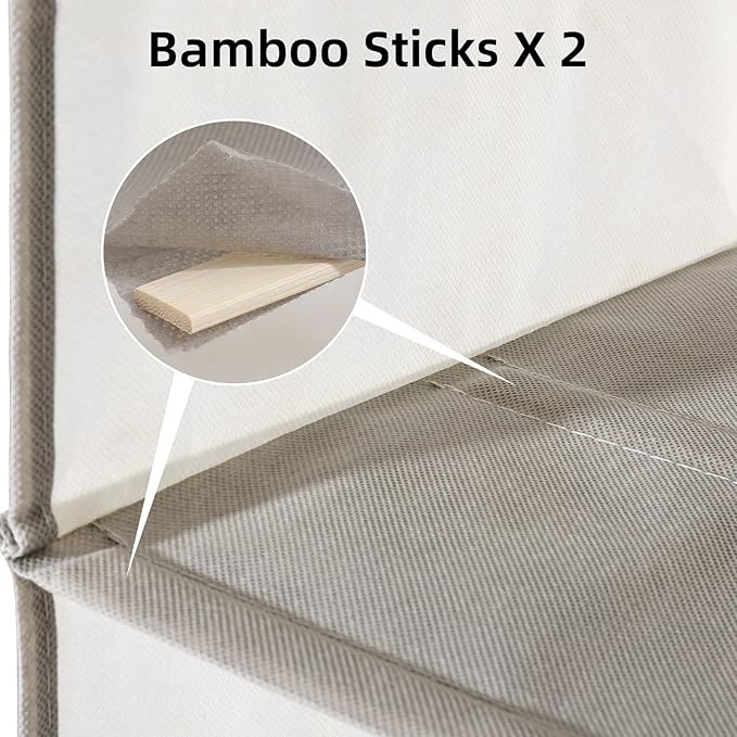 2 Packs Hanging Closet Organizer, 4-Shelf Closet Organizers and Storage - Image 4
