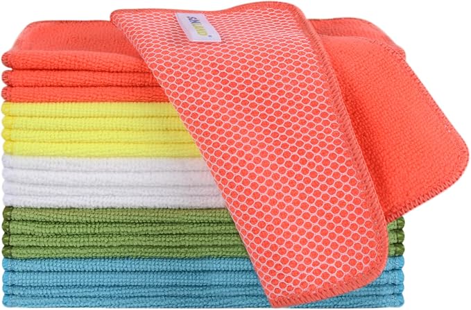 SINLAND Microfiber Dish Cloth for Washing Dishes Dish Rags Best Kitchen by SINLAND