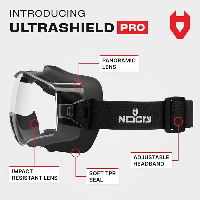 NoCry Safety Goggles Over Glasses - Image 2