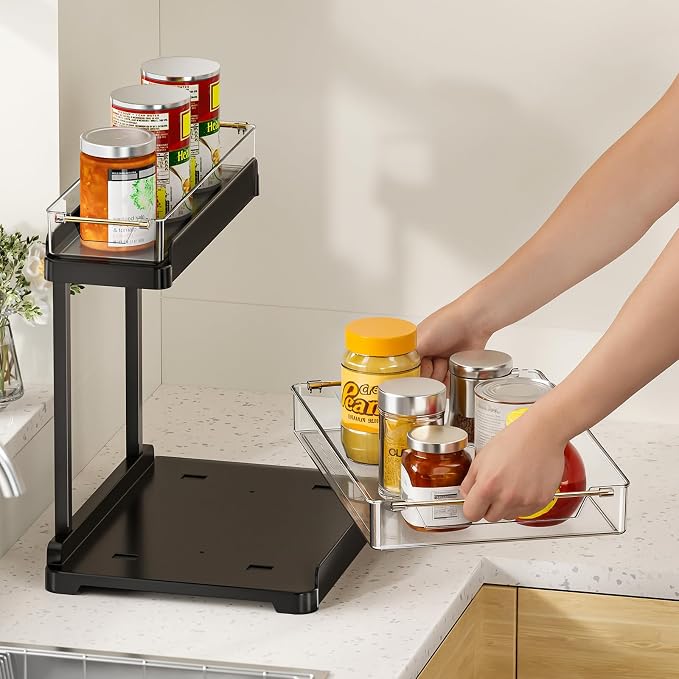heart & home 1-Pack Under Sink Storage Organizer - Image 3