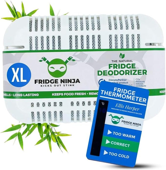XL Pack of Refrigerator Deodorizer Odor Eliminator – Better than Baking Soda by EllisHarper