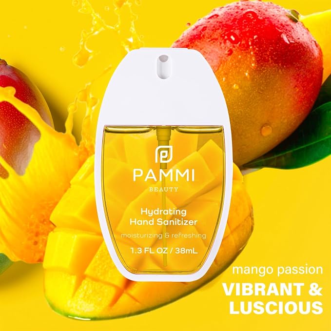 PAMMI Power Mist Hydrating Hand Sanitizer Spray, Portable Travel Size Pocket - Image 7