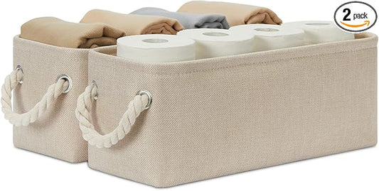 Temary Small Fabric Storage Baskets by TEMARY