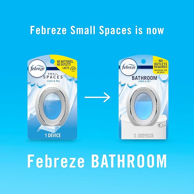 Febreze Bathroom Air Freshener, Odor-Fighting, Plug In Alternative, Air - Image 9