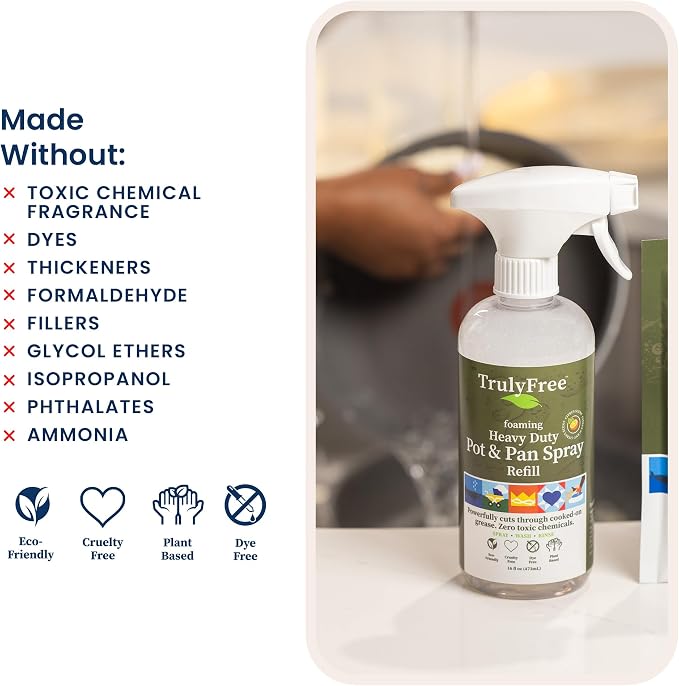 Truly Free Heavy Duty Pot & Pan Spray - Image 5