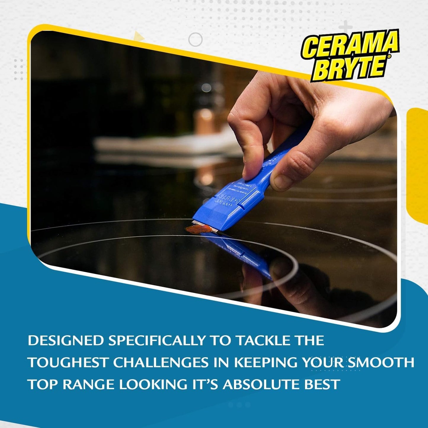 Cerama Bryte Scraper & Pad Combo (2 Pack)