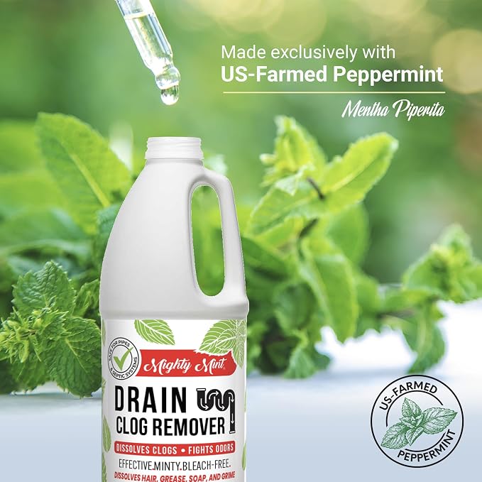 Mighty Mint Drain Clog Remover, Safe - Image 4