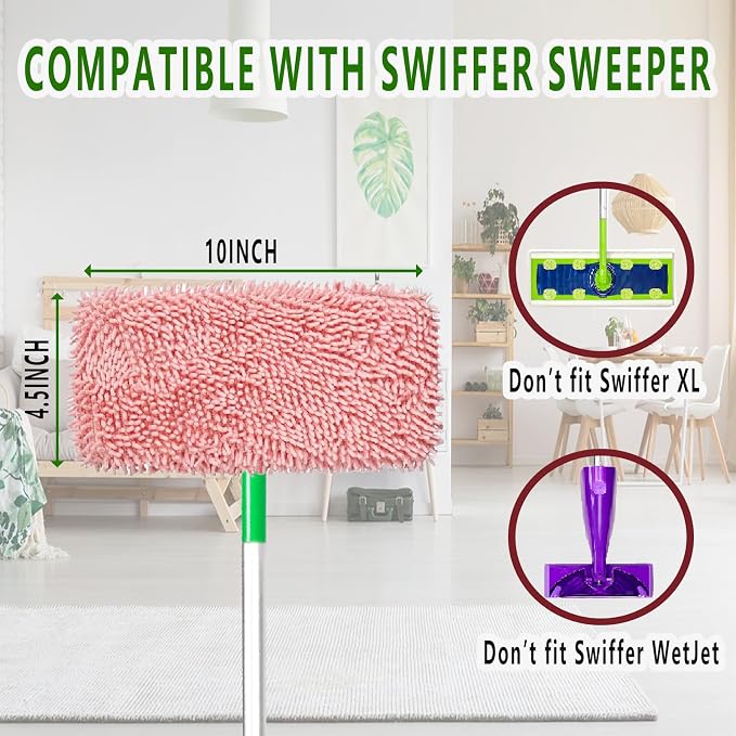 Reusable Microfiber Mop Pads for Swiffer Sweeper - Image 3