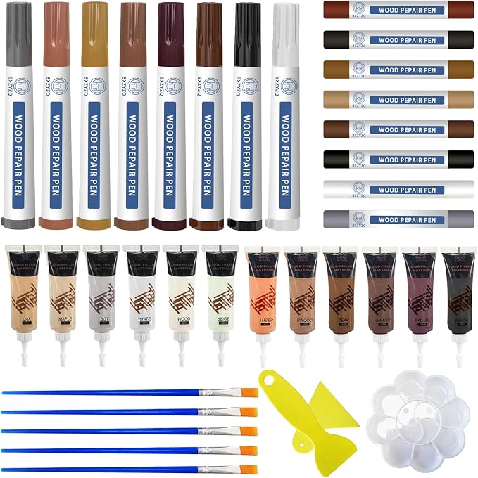 Multi-Color Wood Filler Kit | Professional Repair by Unknown