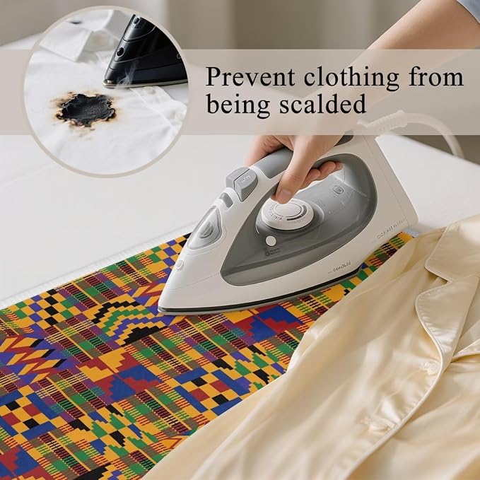 Ironing Mat Pad for Table Portable Travel Iron Blanket African Print Ironing - Image 5