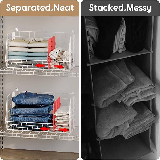 5 Tier Extra Large Closet Hanging Shelves - Image 4