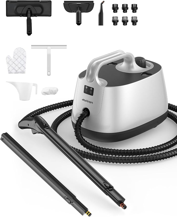 Steamer for Cleaning, Aspiron Multipurpose Portable Canister Steamer by aspiron