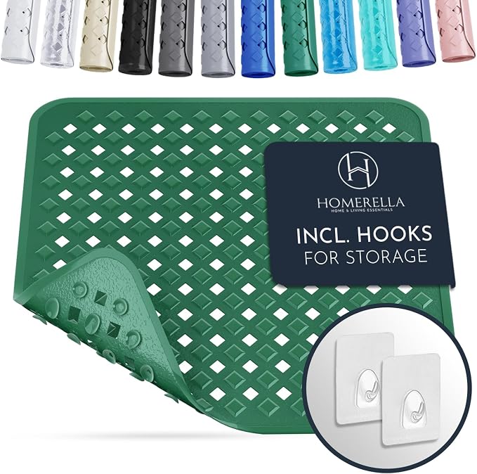 Homerella Anti Slip Shower Mat | Anti Mold Non Slip Bathtub Mat by Homerella