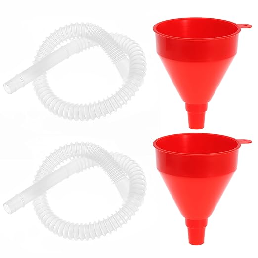 Flexible Fuel Funnel with Long Hose Plastic Small Wide Mouth Filling Funnel Car - Image 11