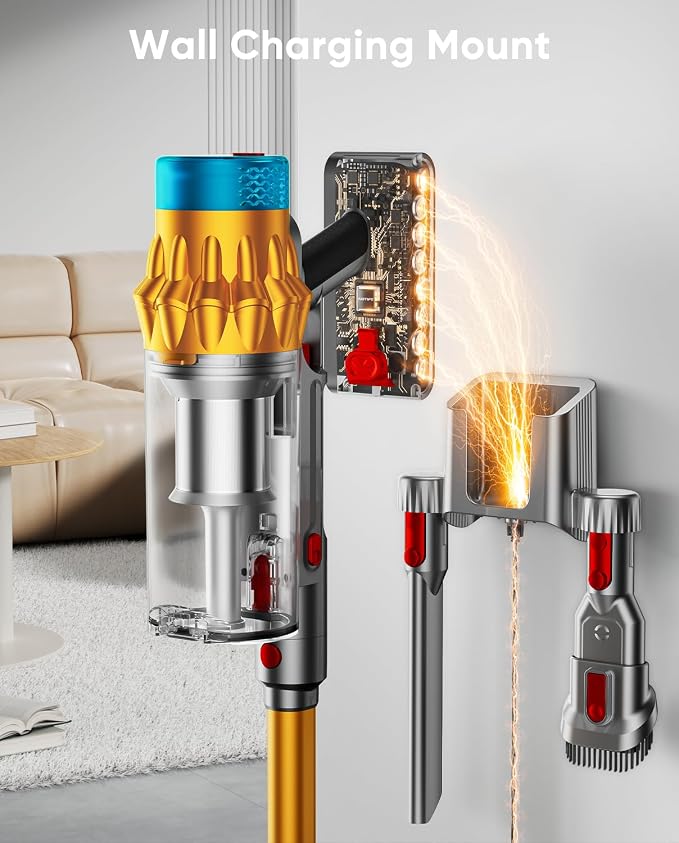 Cordless Vacuum Cleaner, 600W/50KPA, Max 70 Mins Runtime, Self-Standing Vacuum - Image 7
