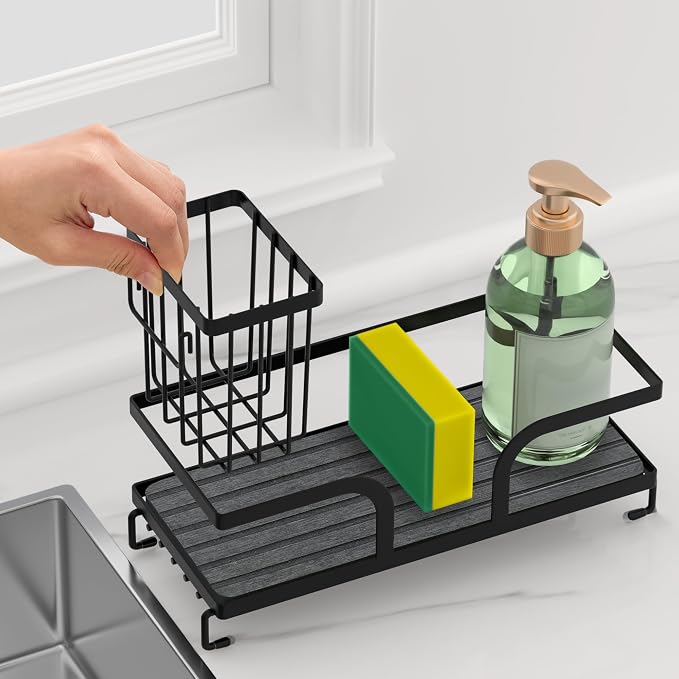 Sponge Holder for Kitchen Sink, Sink Caddy Organizers - Image 2