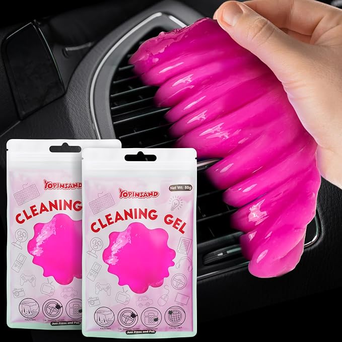Car Cleaning Gel, 2 Pack Car Cleaning Putty, Universal Auto Deatiling Tools by YOPINSAND