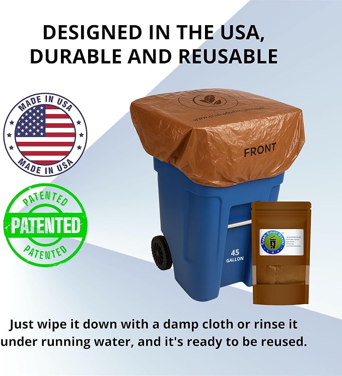 Trash Can Cover Biodegradable Odor Eliminating Bag - Image 5