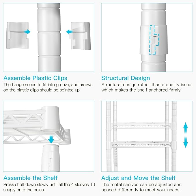 FUTASSI White Clothing Rack - Image 7