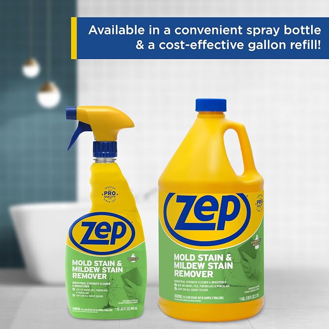 Zep Mold Stain and Mildew Stain Remover 1 Gallon ZUMILDEW128 - Image 9