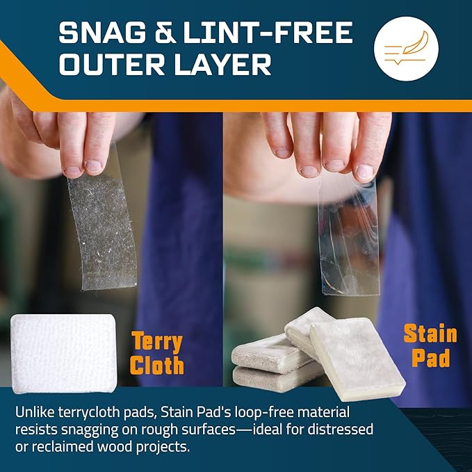MāKRS Stain Pad, Cut-to-Size Staining Pads, Streak-Free Applicator, Micro Brush - Image 6