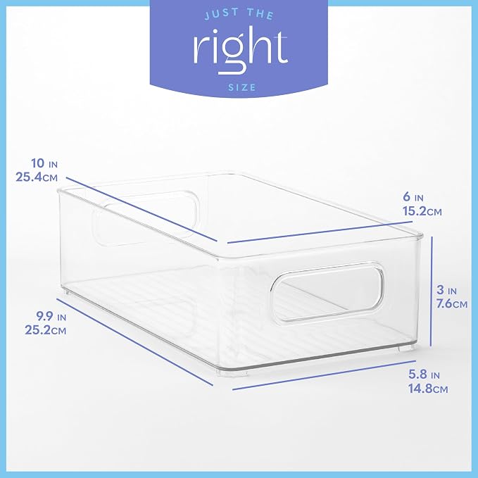 Plastic Food Storage Clear Container Bin - Image 3