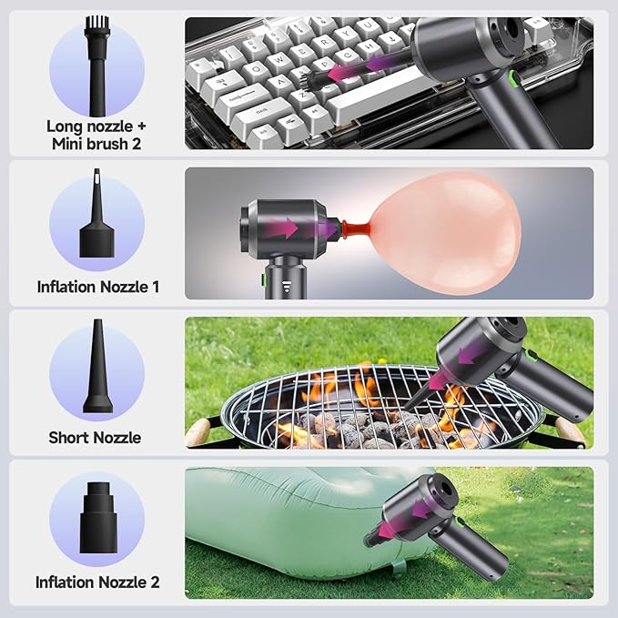 Car Vacuum Portable Cordless, Small Handheld Vacuum Cleaner - Image 4