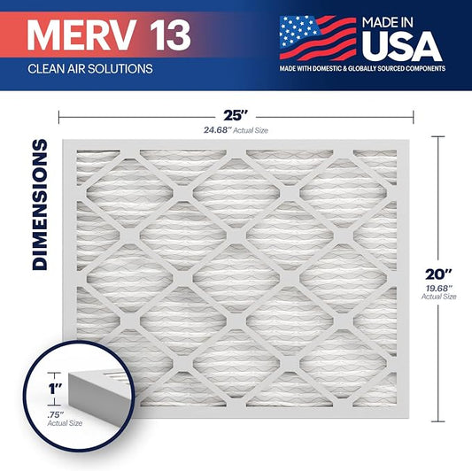 BNX TruFilter 20x25x1 Air Filter MERV 13 - Image 2