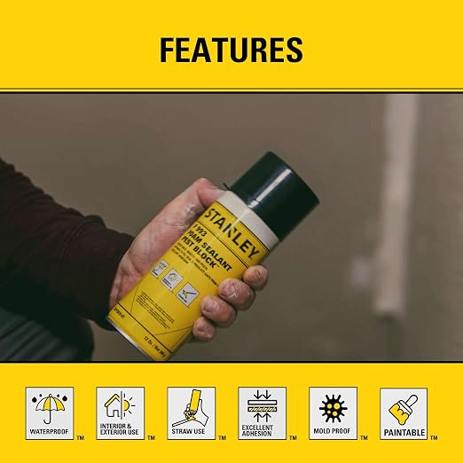 Stanley F993 Expanding Foam Sealant Spray – Gaps & Cracks Filler, PestBlocker - Image 8