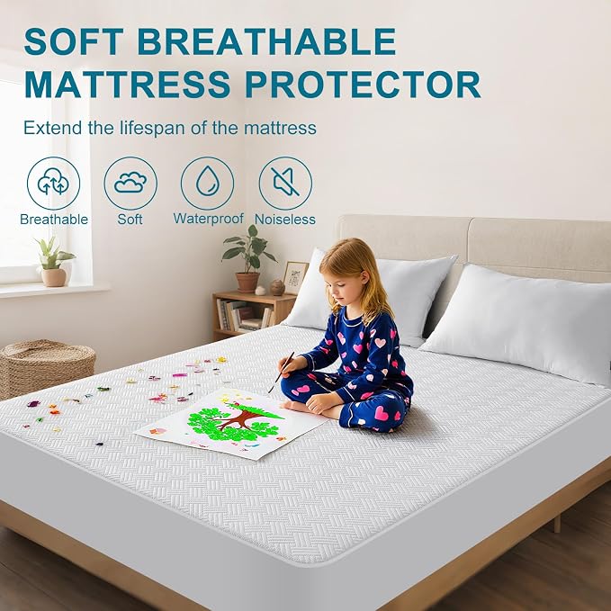 Waterproof Mattress Protector King Size - Image 3