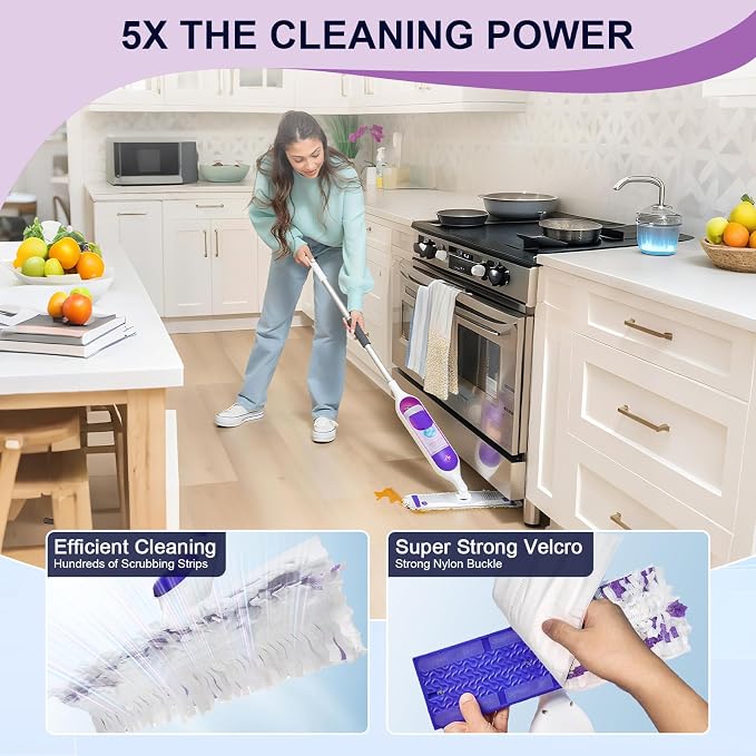 42 Pcs 5X Cleaning Power Mop Refills - Image 3