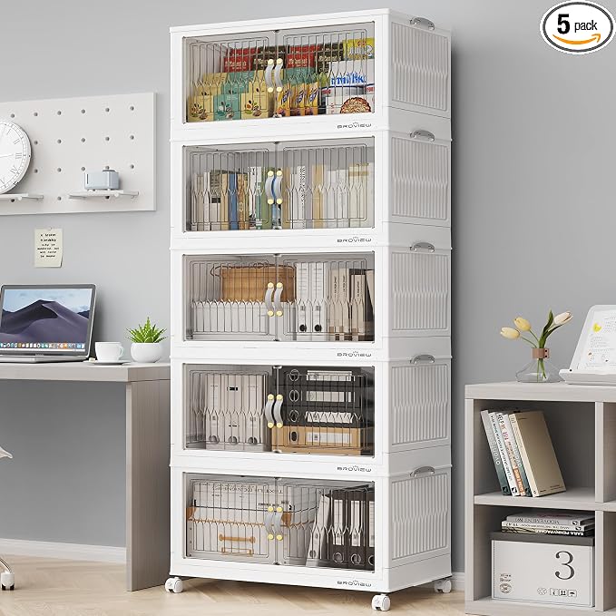 BROVIEW 300Qt Stackable Storage Bins by BROVIEW-EnjoytheArtofLife